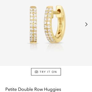 Ring concierge diamond mini hoop